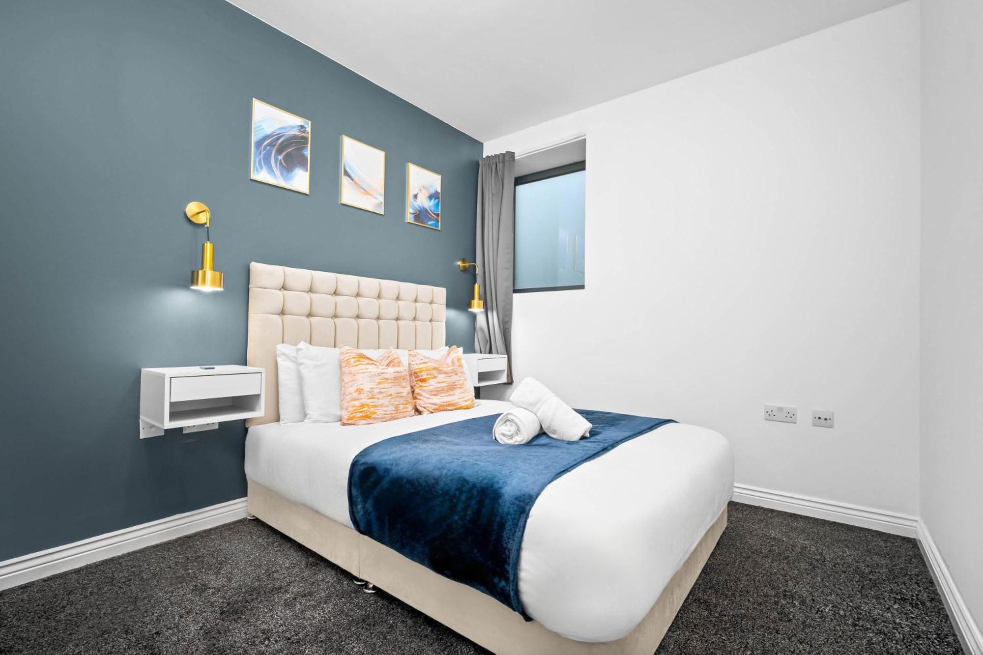 Luxury Two Bedroom Apartment - City Ceentre - Balcony - Jq - Netflix & Wifi - 11B برمنغهام المظهر الخارجي الصورة