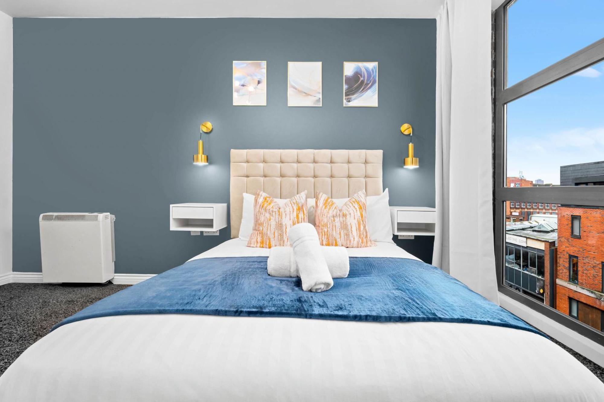 Luxury Two Bedroom Apartment - City Ceentre - Balcony - Jq - Netflix & Wifi - 11B برمنغهام المظهر الخارجي الصورة